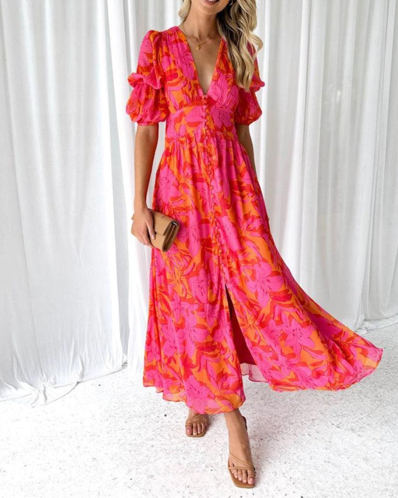 puff sleeve maxi dress wedding guest Josephine Gold Sequin Earrings - category:Candelabra Home Sleeve Length Size:3-4 years