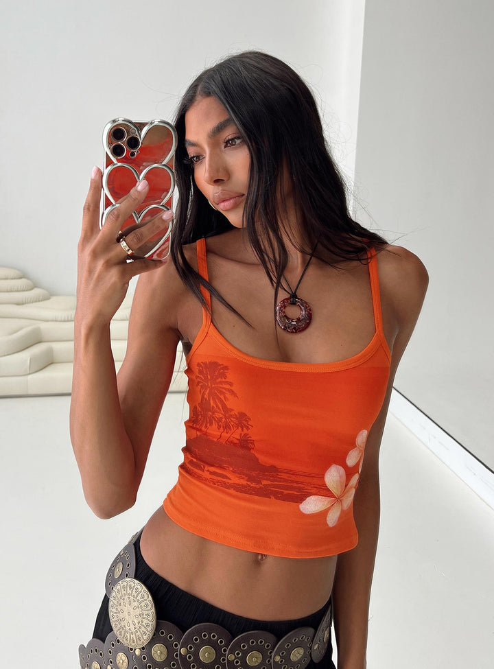 Sasha Graphic Tank Top