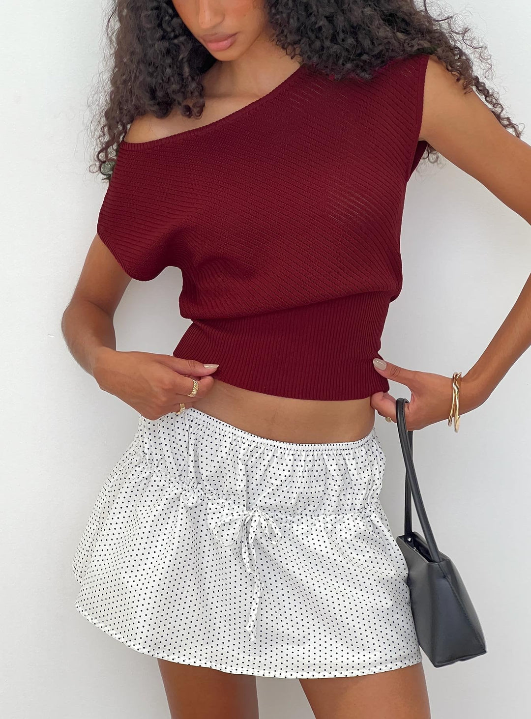 Hazel Cinched Knit Top