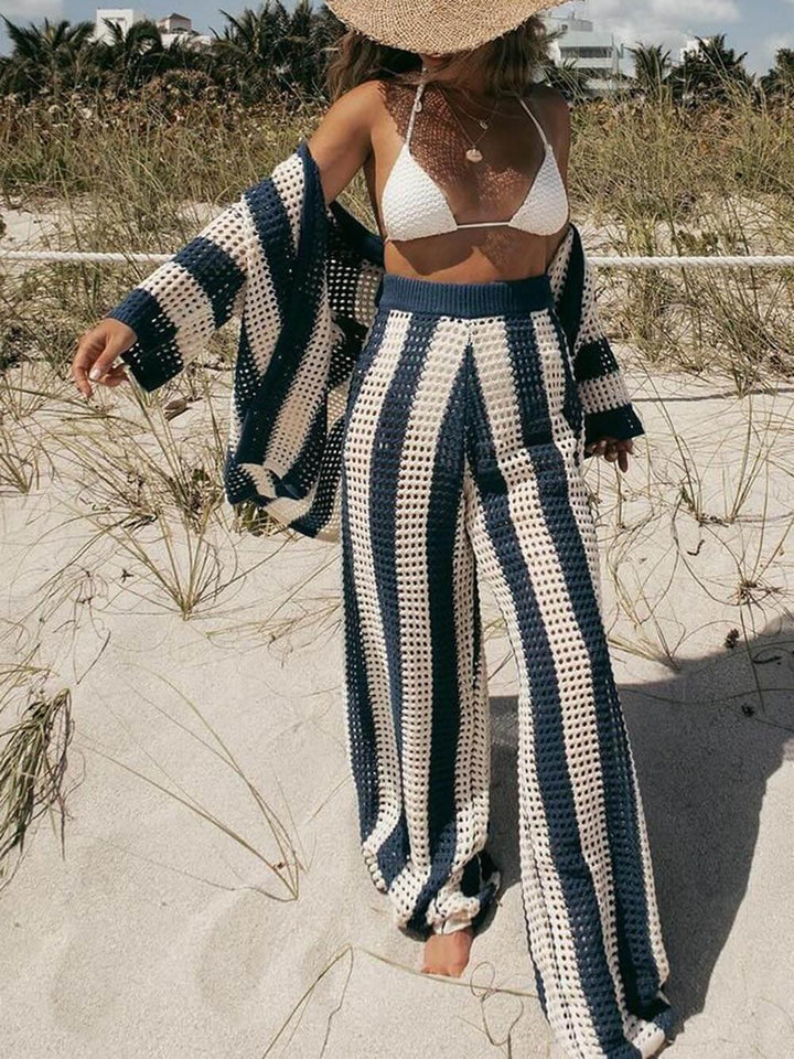 Sloane Stripe Pants Set