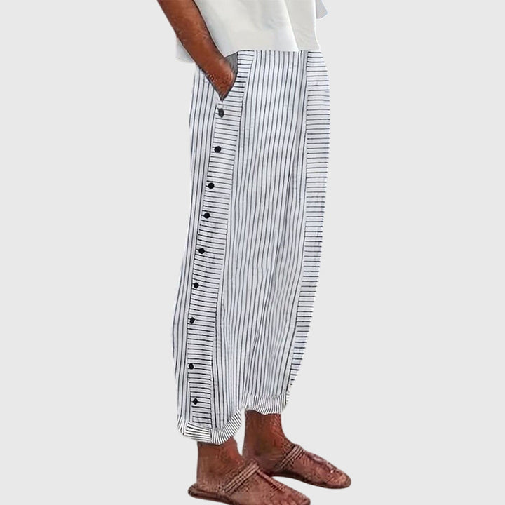 Clara Stripe Wide Pants