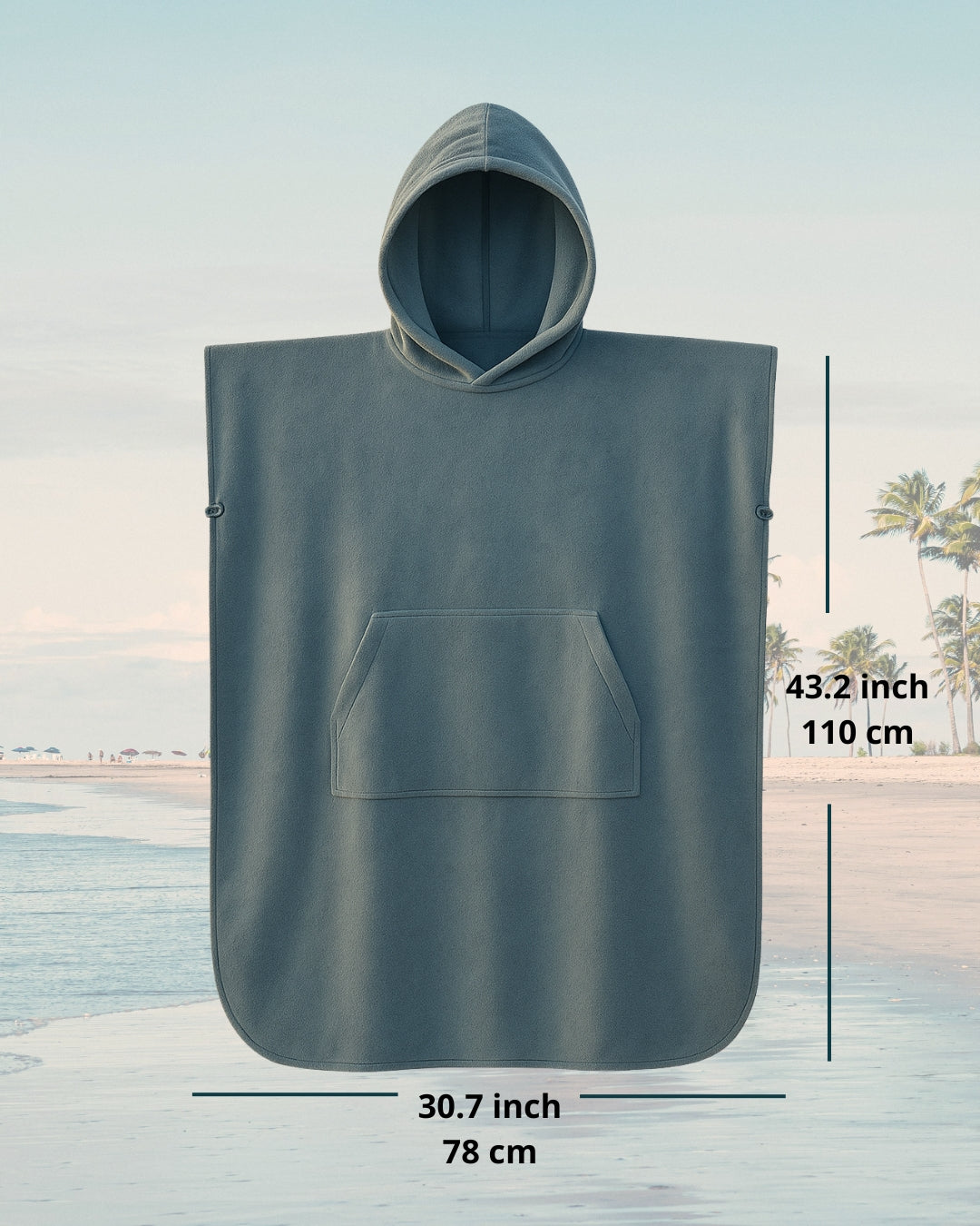 Uma Poncho Midi Dress