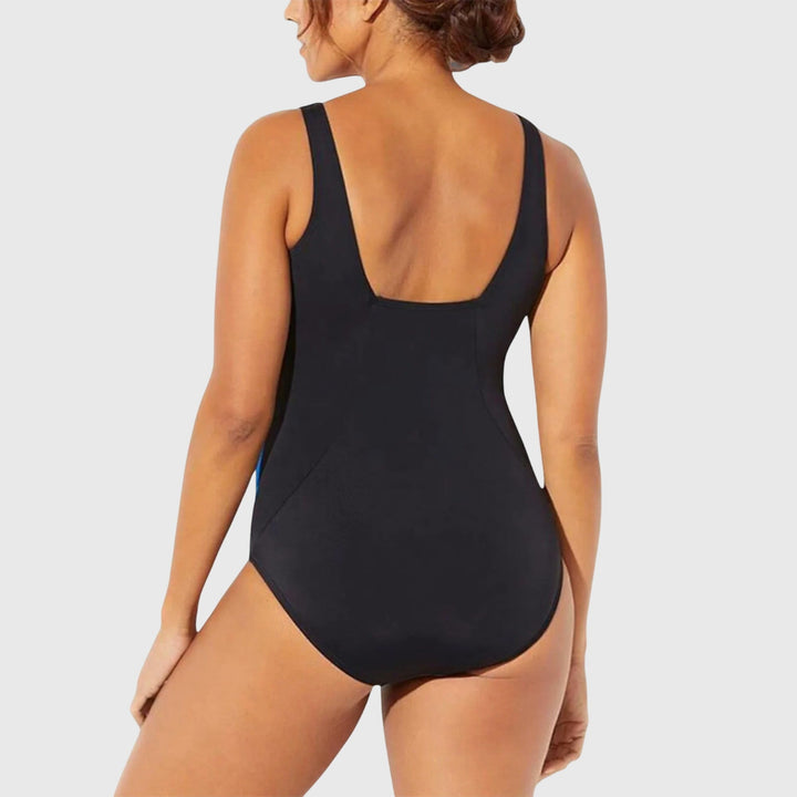 Delphine | Tummy-Control Shaping Ruched One-Piece Swimsuit