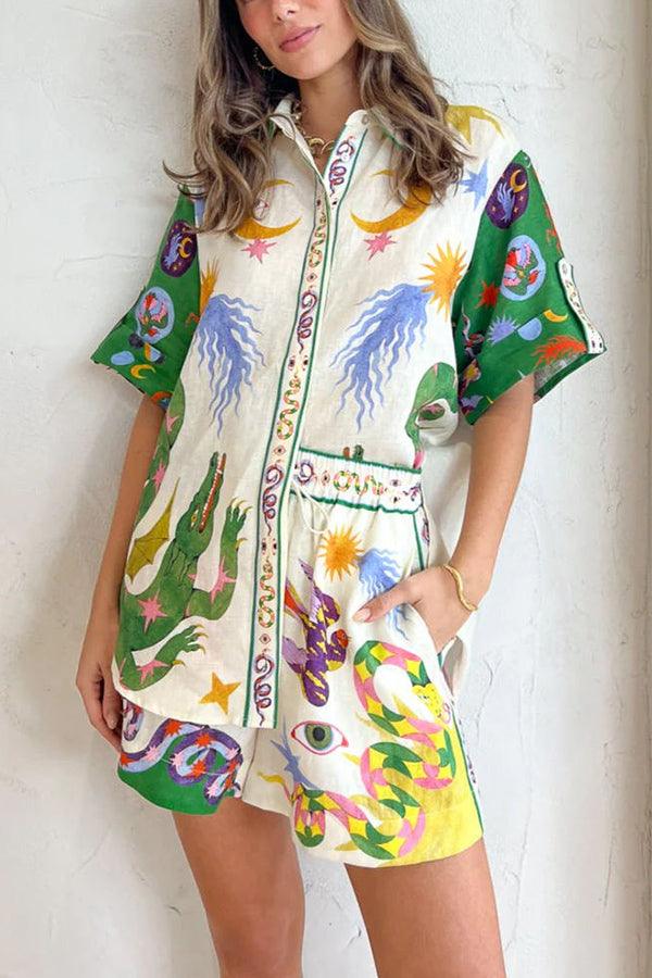 Marlowe Printed Shorts Set