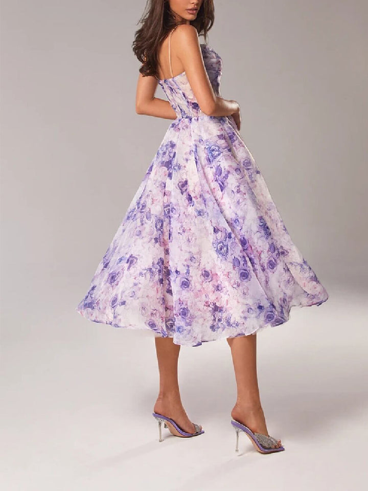 Imogen | Printed Swing Midi Dress