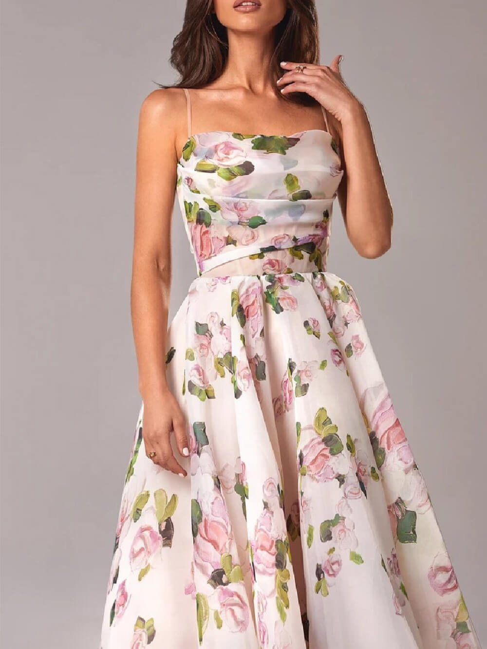 Imogen | Printed Swing Midi Dress