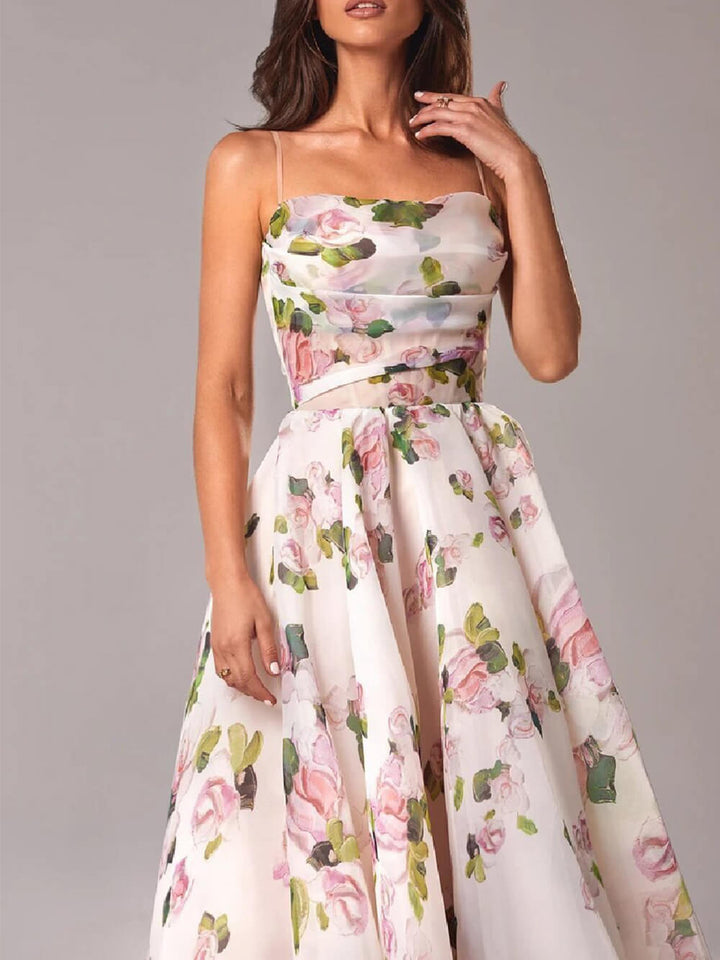 Imogen | Printed Swing Midi Dress