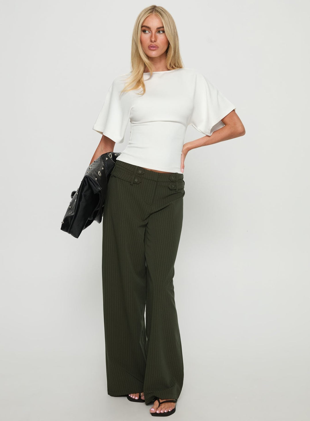 Zara Cinched Knit Top
