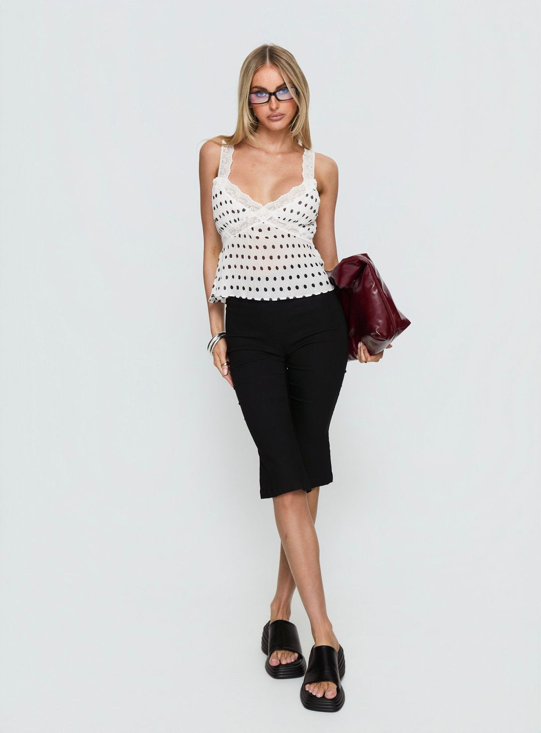 Lily Polka Dot Cami Top