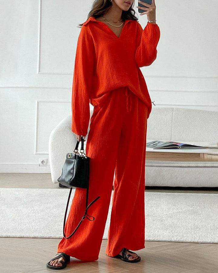 Maeve Autumn Wide Leg Pants