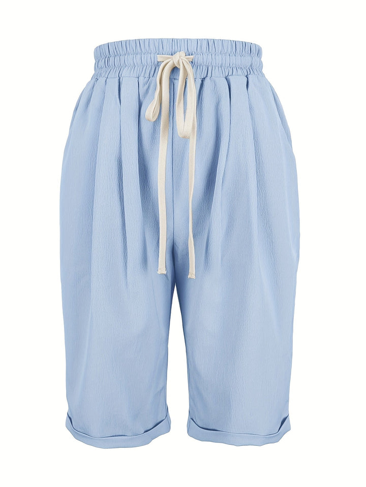 Anais | Relaxed Capri Pants with Drawstring Waist