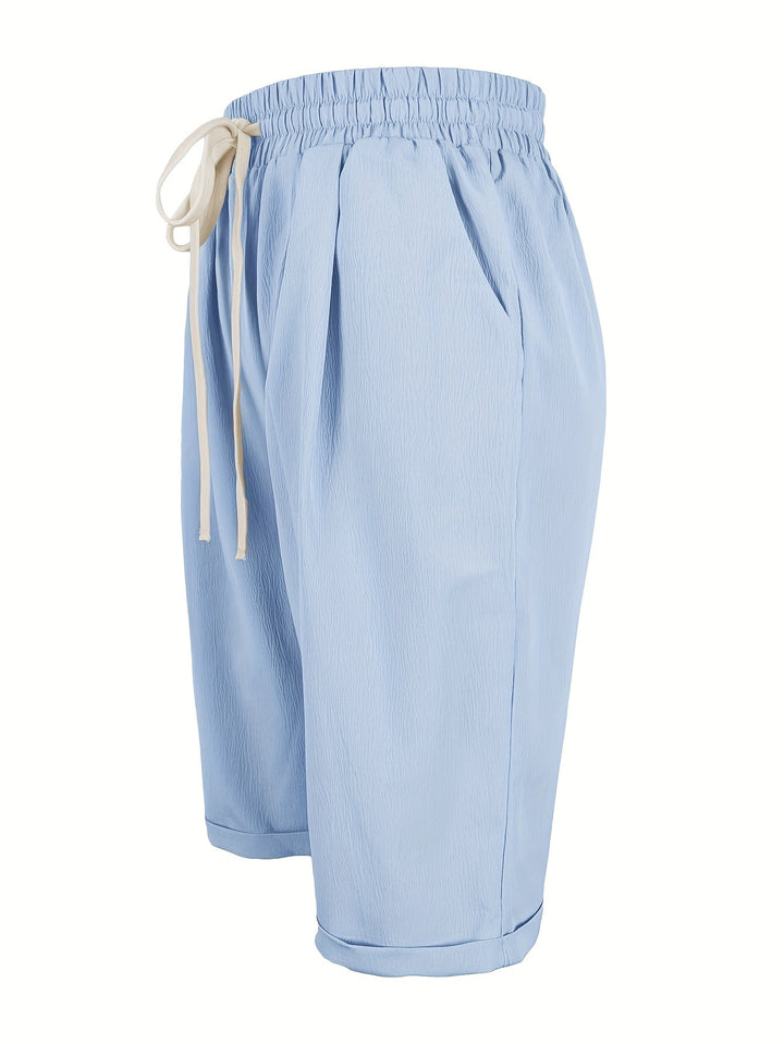Anais | Relaxed Capri Pants with Drawstring Waist