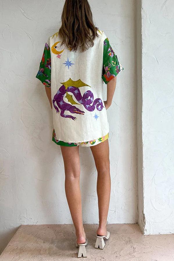 Marlowe Printed Shorts Set