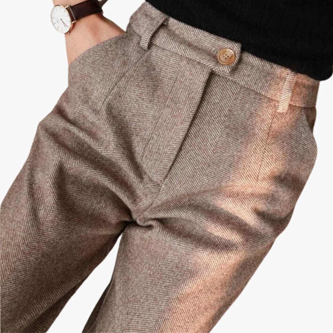 Catherine | Tailored Straight-Leg Trousers