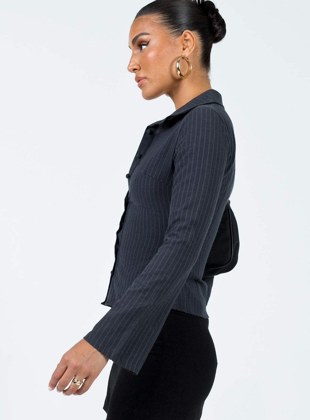 Celeste Pinstripe Blouse