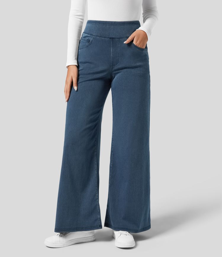 Georgina | High-Waist Flare Wide-Leg Jeans