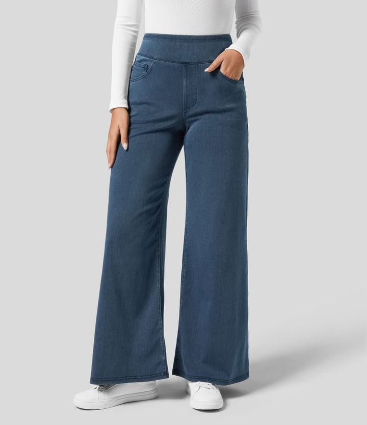 Georgina | High-Waist Flare Wide-Leg Jeans
