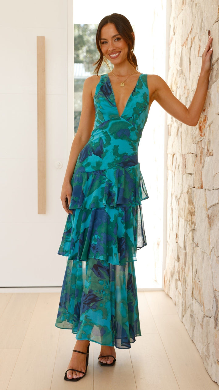 Yuki Tiered Maxi Dress