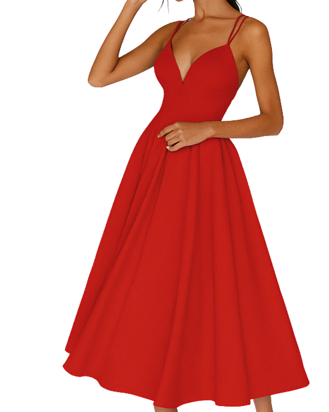 Vanna Strappy Midi Dress
