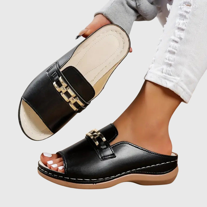 Delphine Orthopedic Slide Sandals