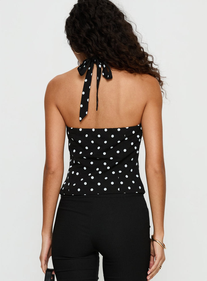 Giovanna Polka Dot Top
