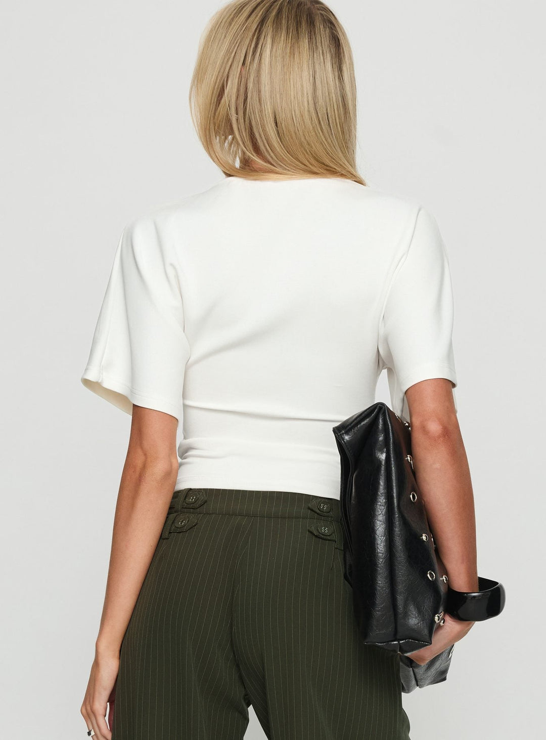 Zara Cinched Knit Top