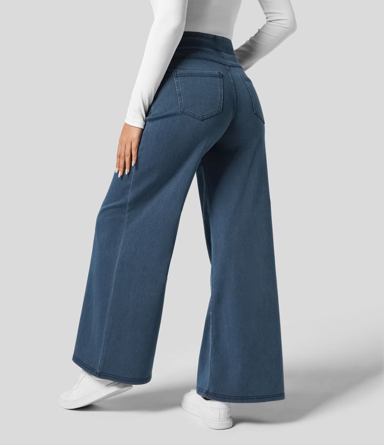 Georgina | High-Waist Flare Wide-Leg Jeans