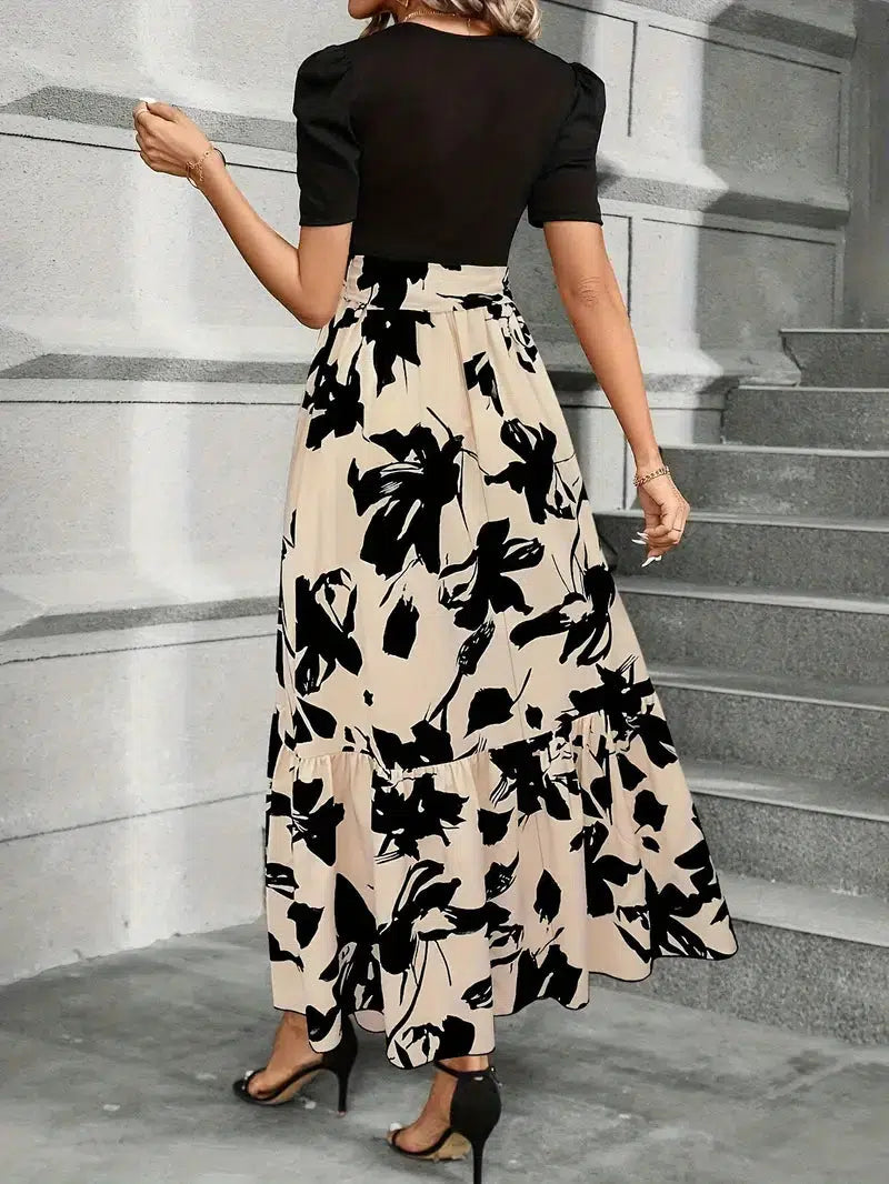 Anouk | Floral Ruffle Maxi Dress