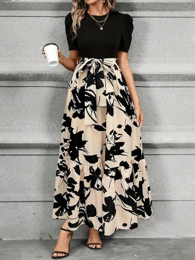Anouk | Floral Ruffle Maxi Dress