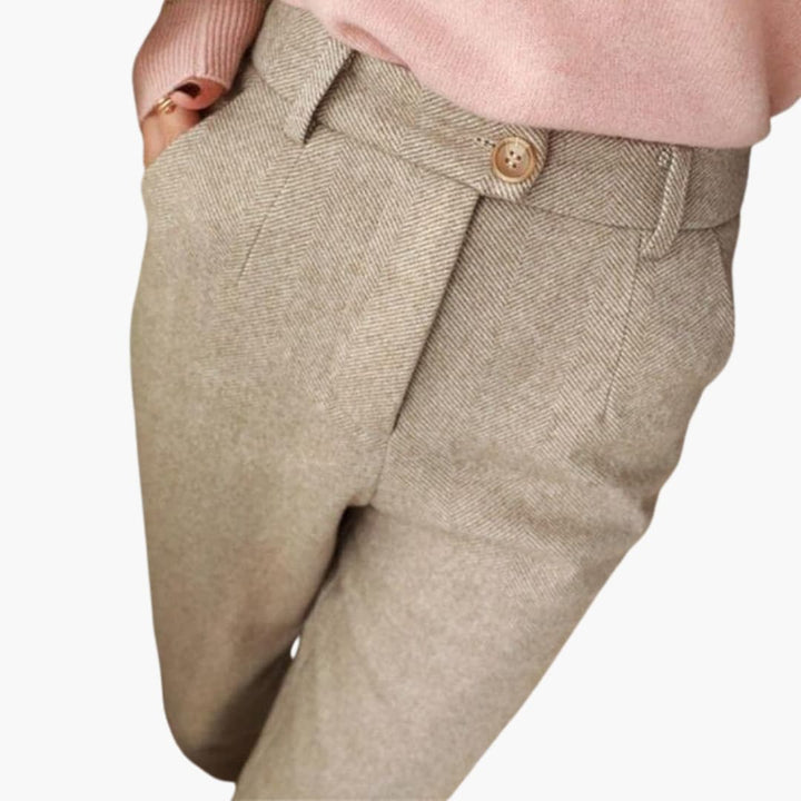 Catherine | Tailored Straight-Leg Trousers
