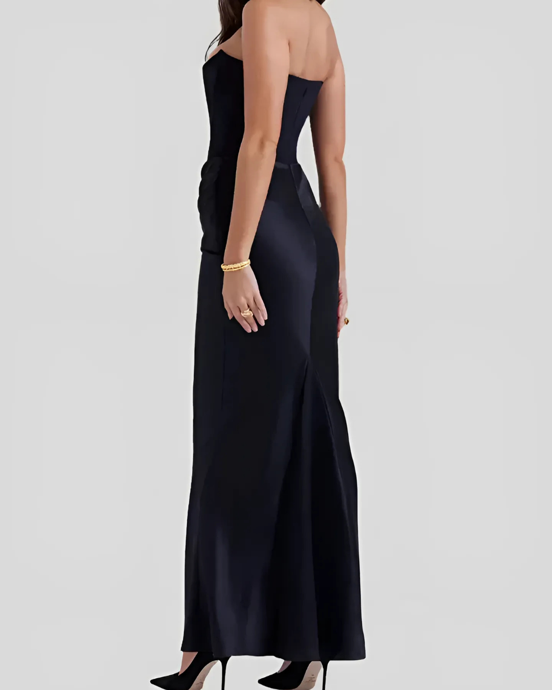 Camille Draped Maxi Dress