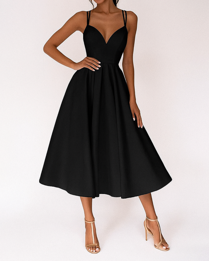 Vanna Strappy Midi Dress