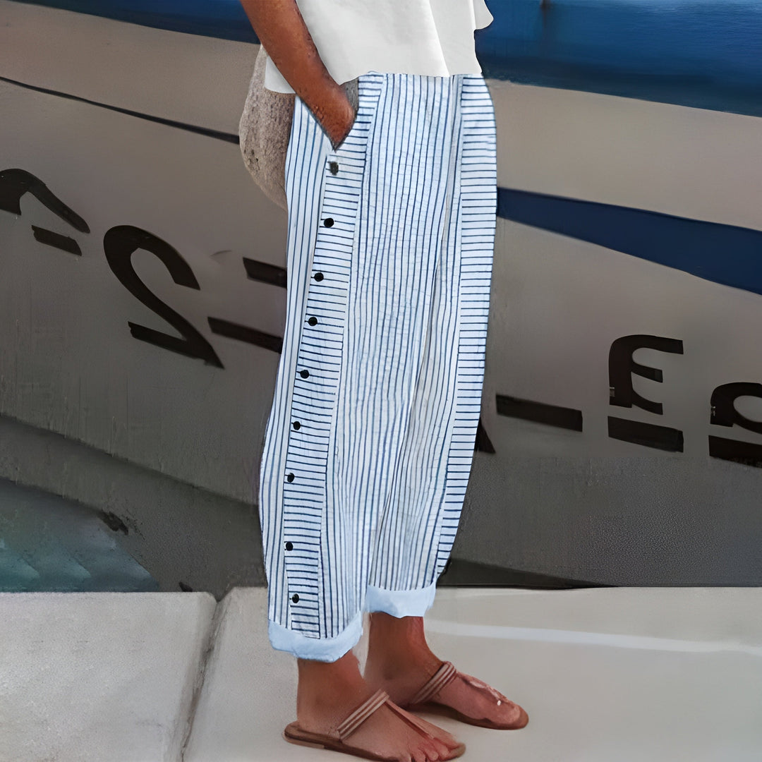 Noelle | Straight-Leg Pocket Trousers
