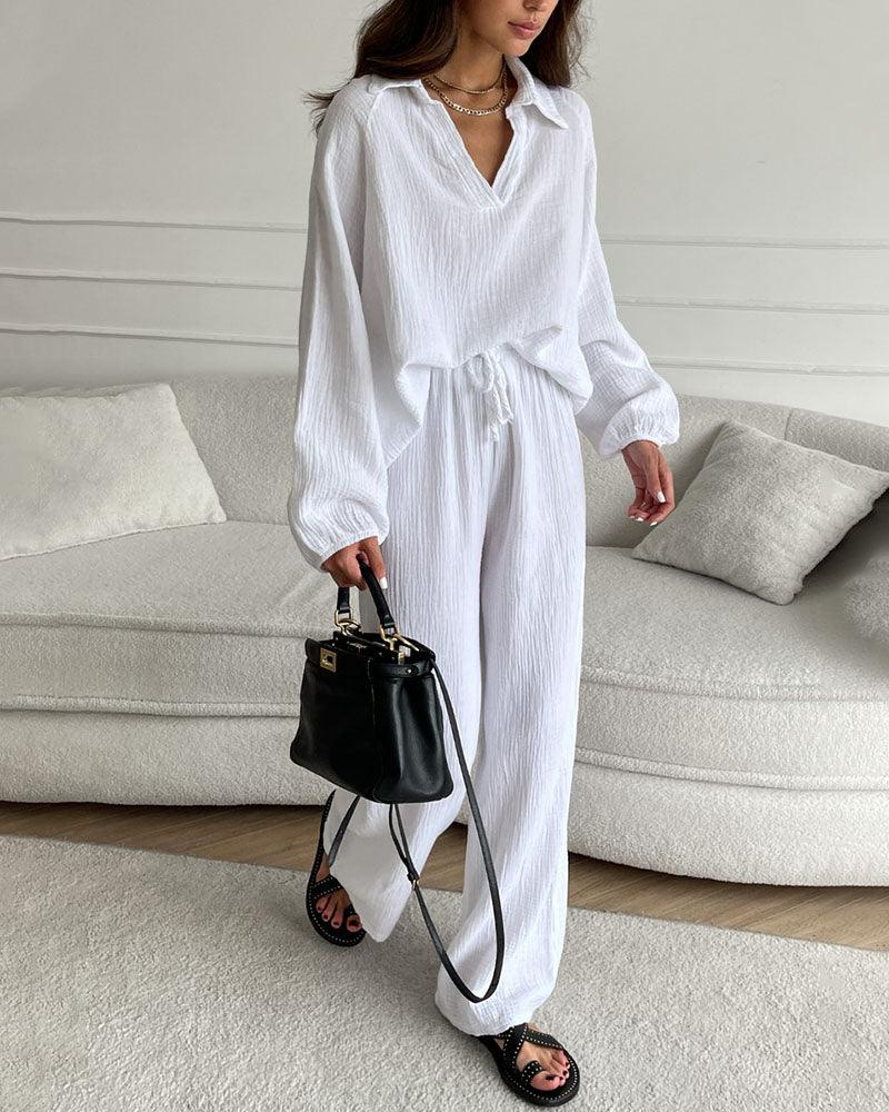 Maeve Autumn Wide Leg Pants
