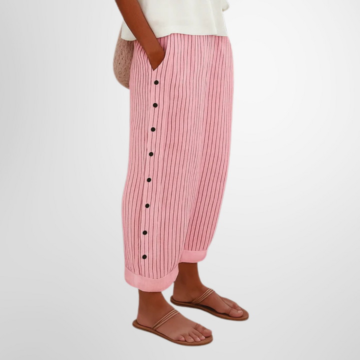 Clara Stripe Wide Pants