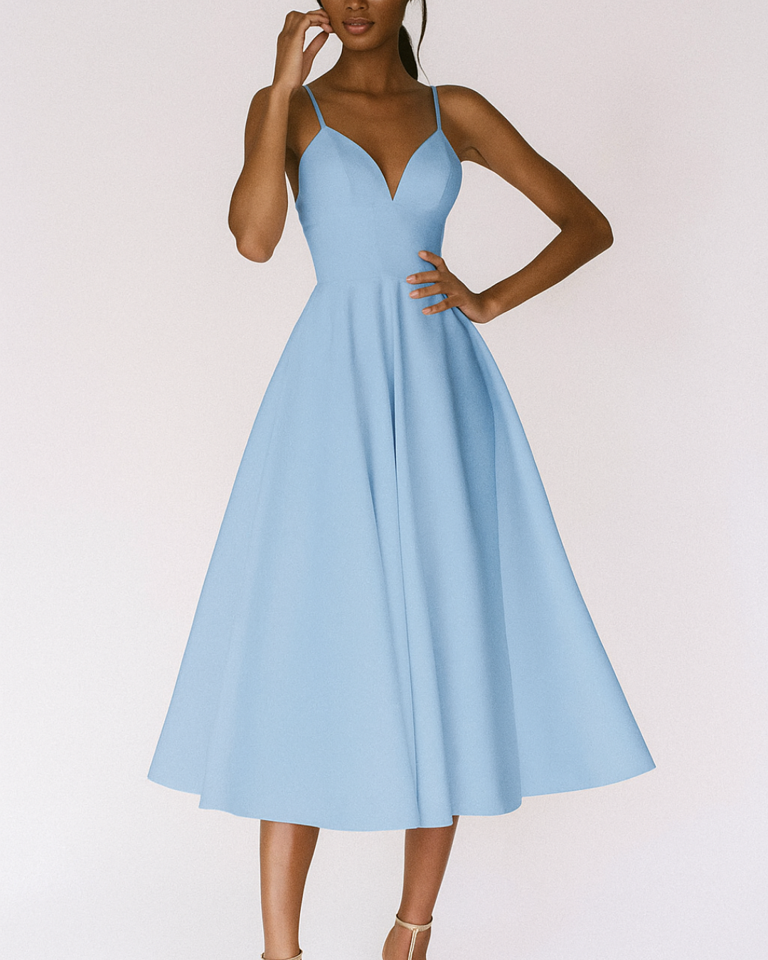 Vanna Strappy Midi Dress