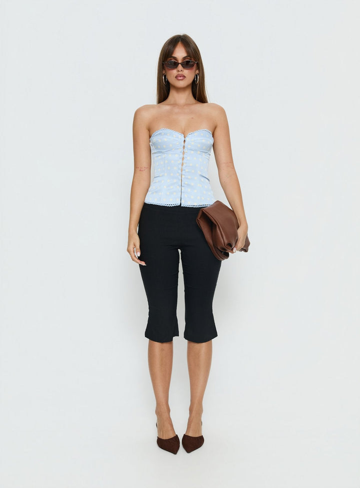 Sloane Polka Dot Corset Top