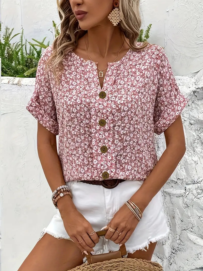 Rosamund | Floral Print Blouse