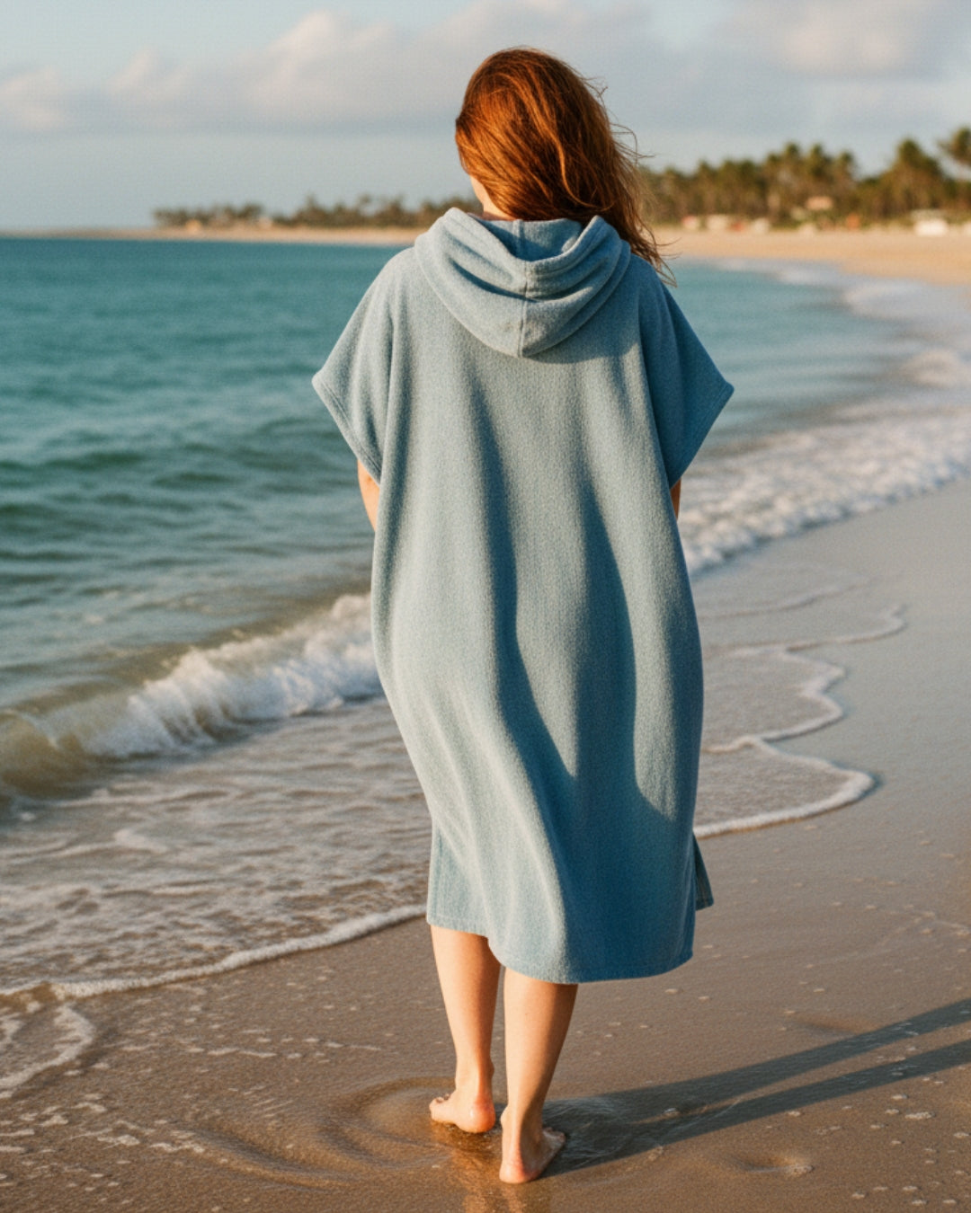 Uma Poncho Midi Dress