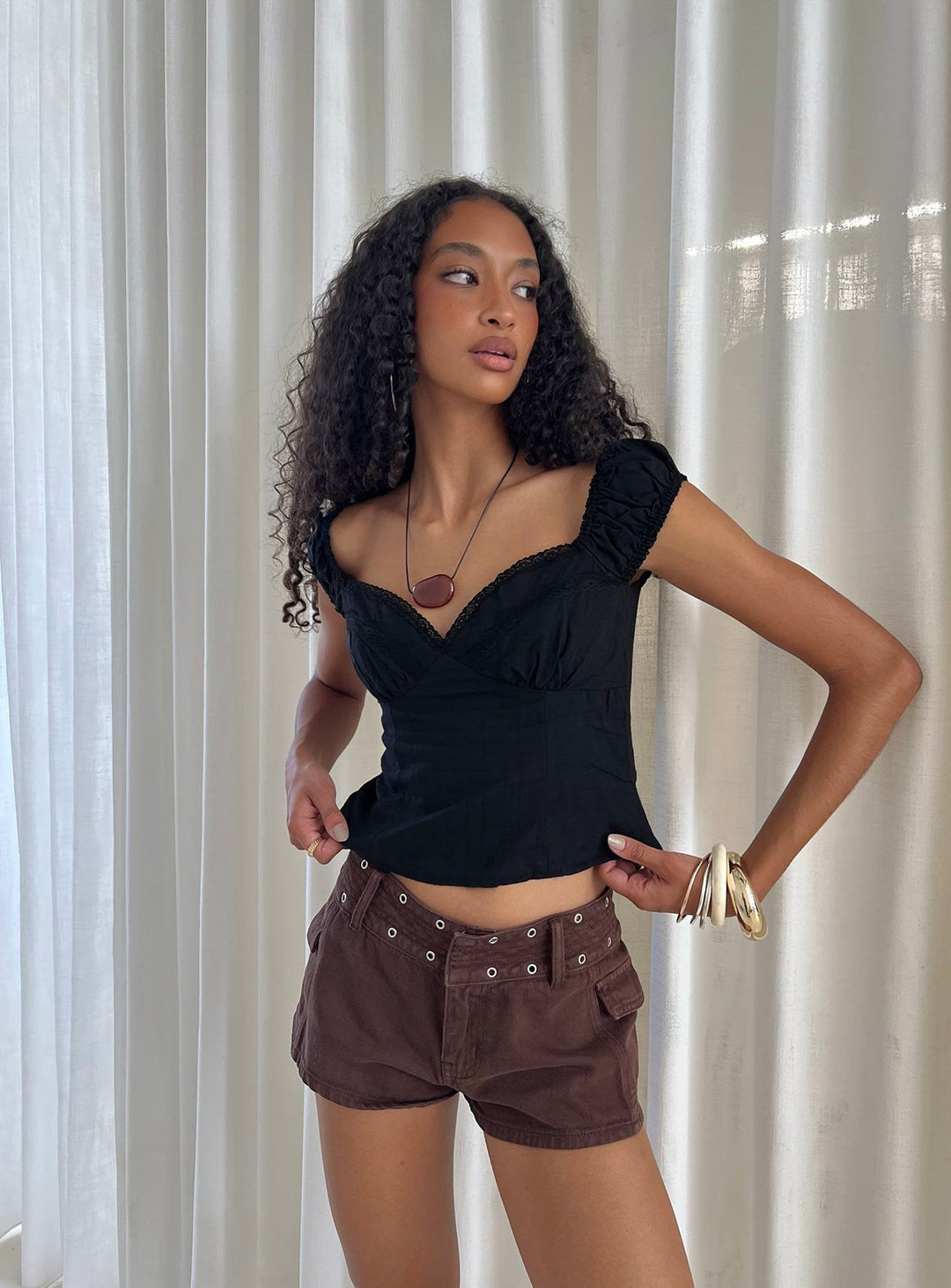 Nora Lace Crop Top