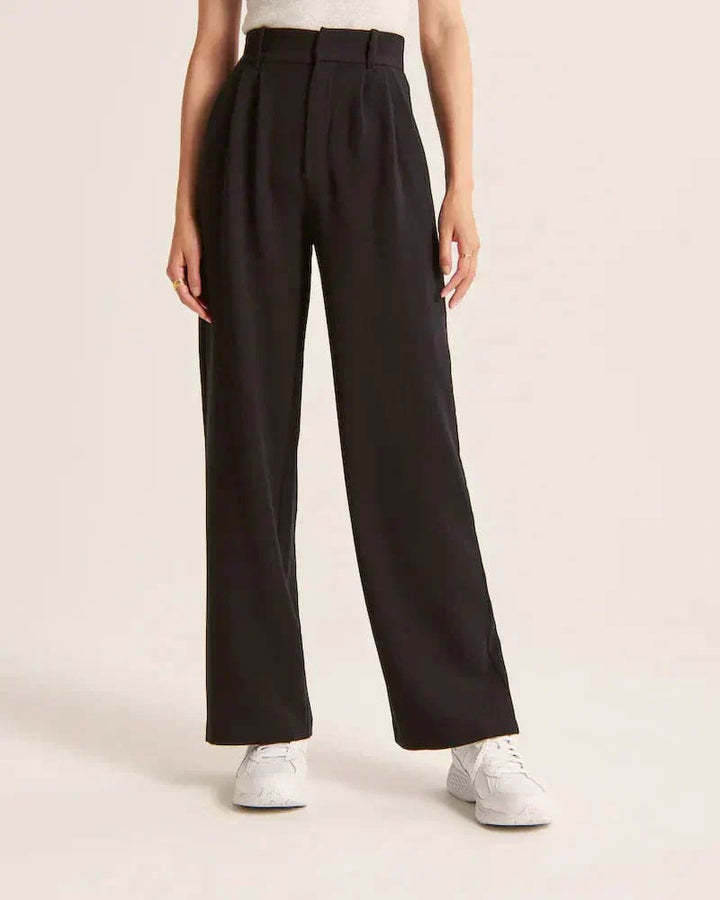Maureen | High-Waist Wide-Leg Linen Trousers