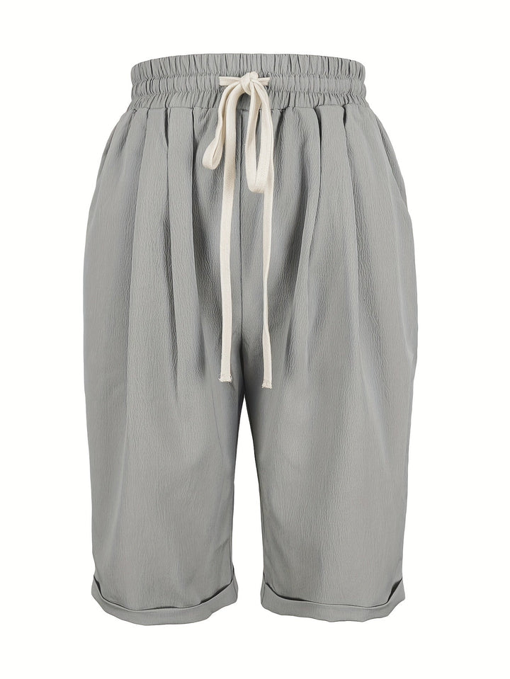Anais | Relaxed Capri Pants with Drawstring Waist
