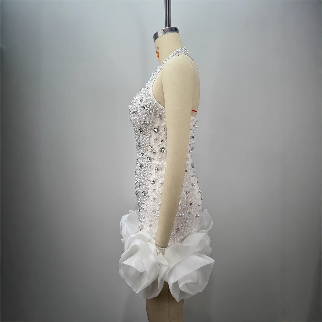 Estelle Beaded Mini Dress