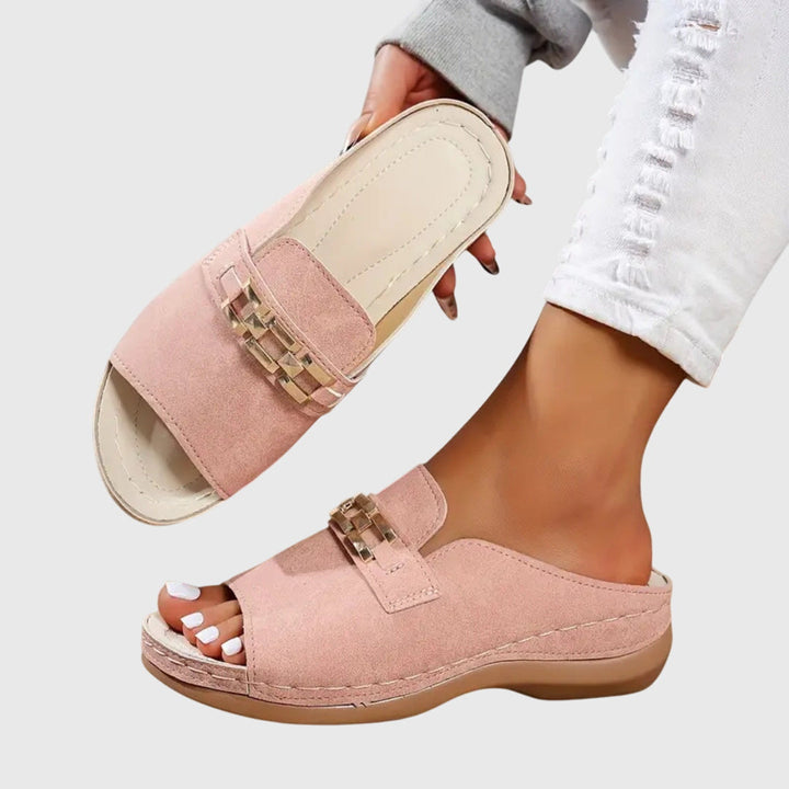 Delphine Orthopedic Slide Sandals