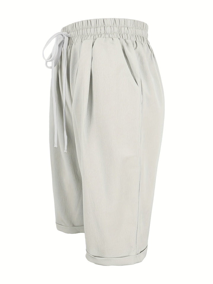 Anais | Relaxed Capri Pants with Drawstring Waist