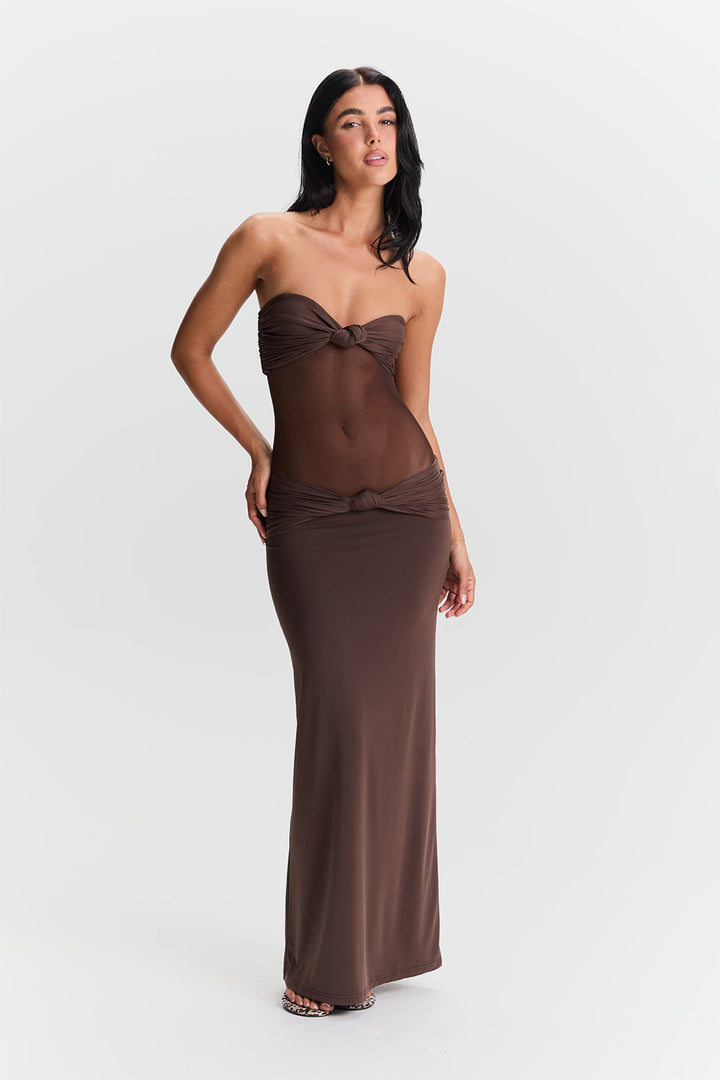 Amaya Sheer Maxi Dress