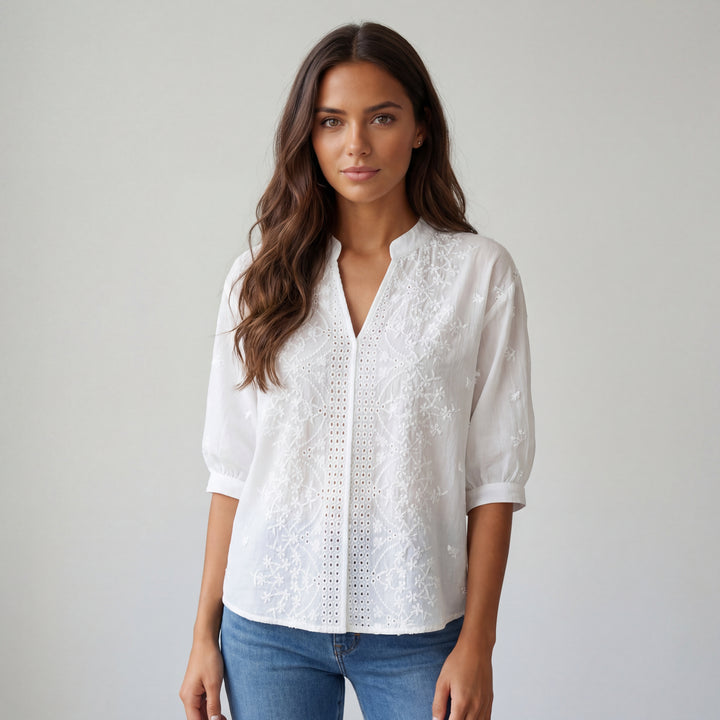 Elise Puff Blouse