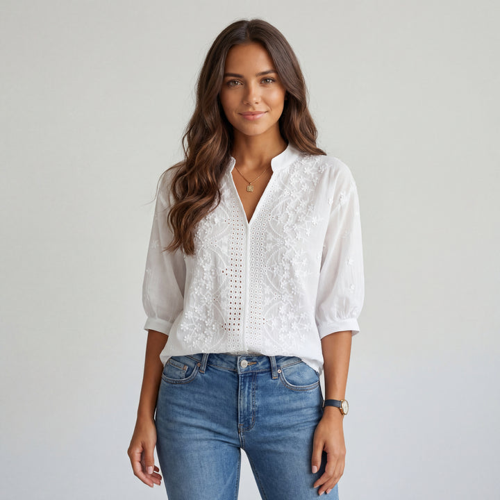 Elise Puff Blouse