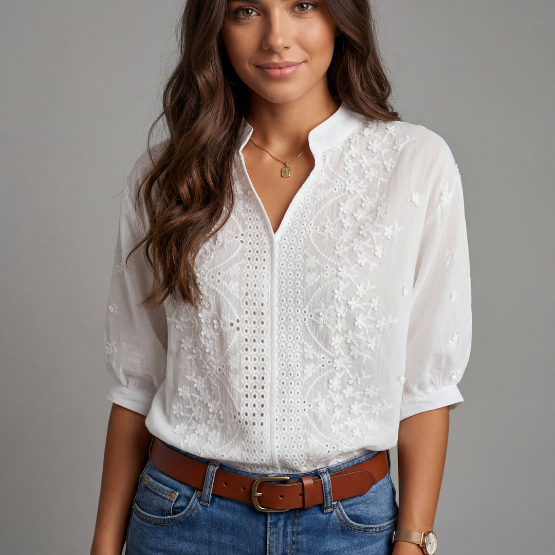 Elise Puff Blouse