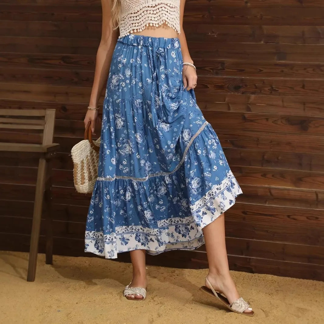 Naomi Floral Maxi Skirt